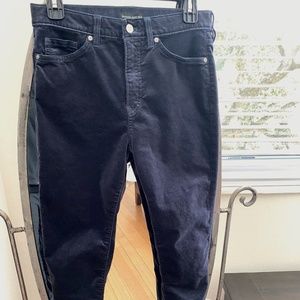 Banana Republic Grey Velvet Jeans Size 28